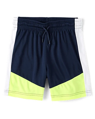 Boys Colorblock Performance Basketball Shorts