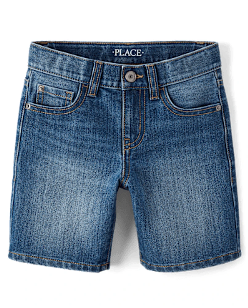 Boys Non-Stretch Denim Shorts