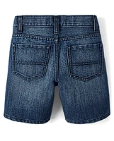 Boys Non-Stretch Denim Shorts