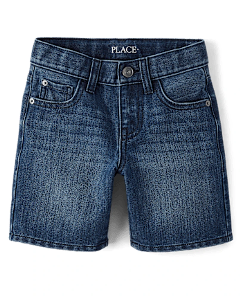 Boys Non-Stretch Denim Shorts