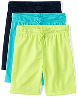 Boys Basketball Shorts 3-Pack