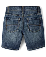 Boys Non-Stretch Denim Shorts