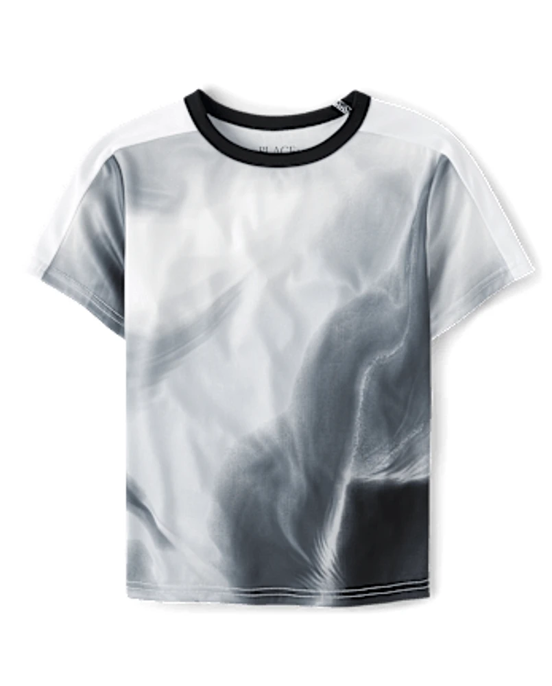 Boys Marble Performance Top