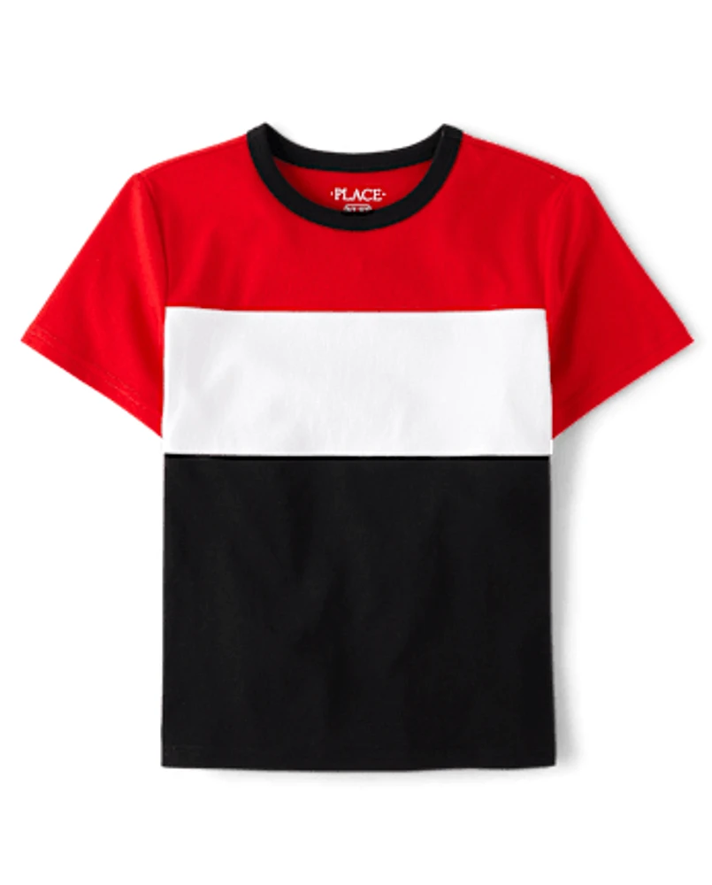 Boys Colorblock Top