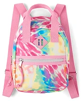 Girls Rainbow Tie Dye Mini Backpack