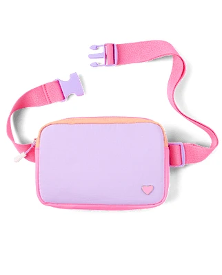 Girls Colorblock Belt Bag