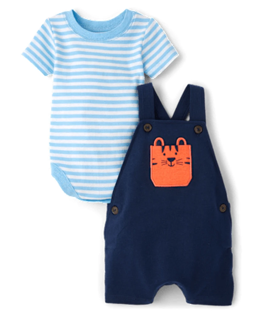 Ensemble de vêtements jeu 2 pièces Tigre Bébé Garçon