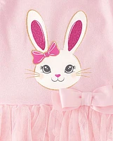 Baby Girls Bunny Tutu Bodysuit Dress