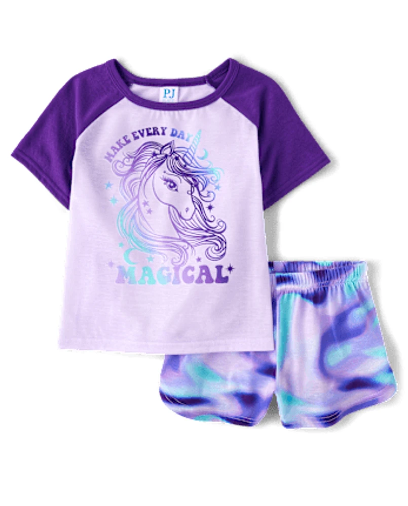 Girls Unicorn Pajamas