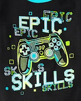 Boys Gamer Epic Skills Snug Fit Cotton Pajamas