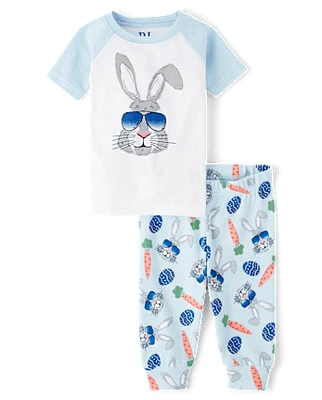 bébé et tout-petit, garçon Bunny lunettes de soleil Snug Fit coton Pyjama