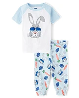 Baby And Toddler Boys Bunny Sunglasses Snug Fit Cotton Pajamas