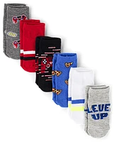 Boys Gamer Ankle Socks 6-Pack