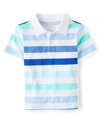 Boys Print Polo