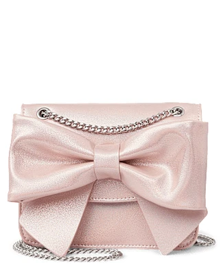 Girls Shimmer Bow Bag