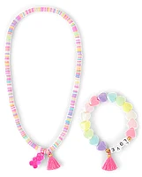 Girls Rainbow Candy Bear 2-Piece Jewelry Set