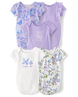 bébés filles Papillon Body 5-Pack