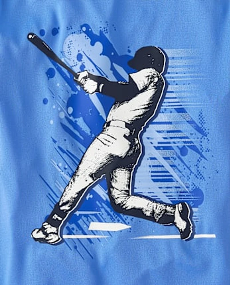 Boys Graphic Performance Top