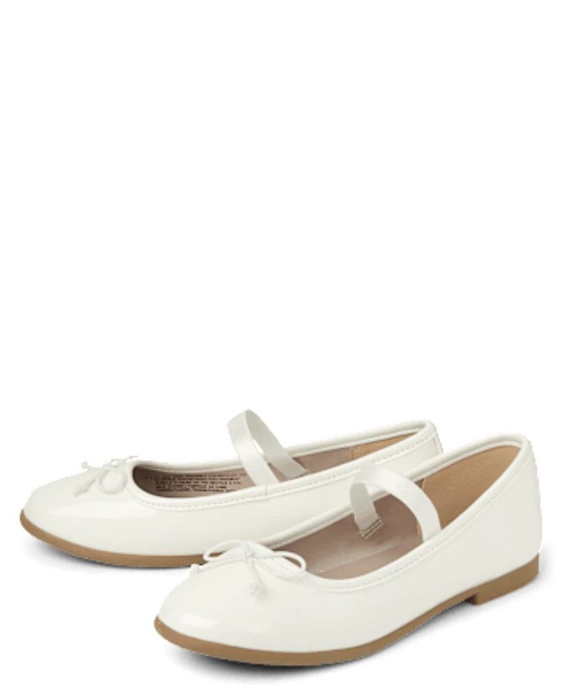 Girls Bow Ballet Flats
