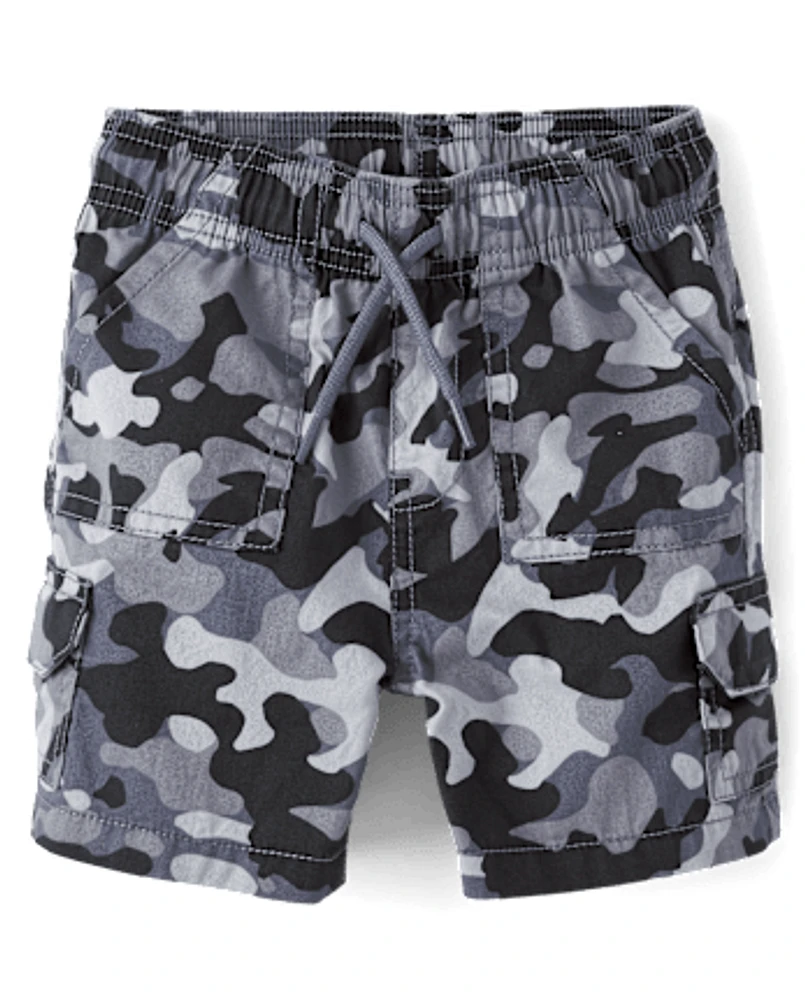 Baby And Toddler Boys Pull On Cargo Shorts