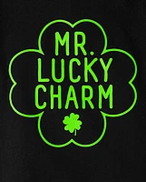 Baby And Toddler Boys St. Patrick's Day Mr. Lucky Charm Graphic Tee