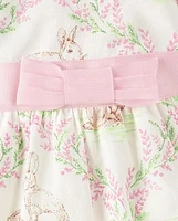 Baby Girls Bunny Ruffle Dress