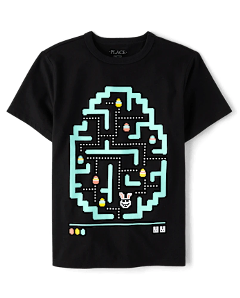 Boys Easter Video Game Graphic Tee