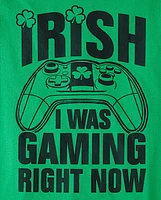 Boys St. Patrick's Day Gamer Graphic Tee