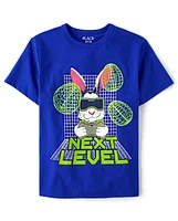 Boys Easter Bunny Gamer Graphic Tee