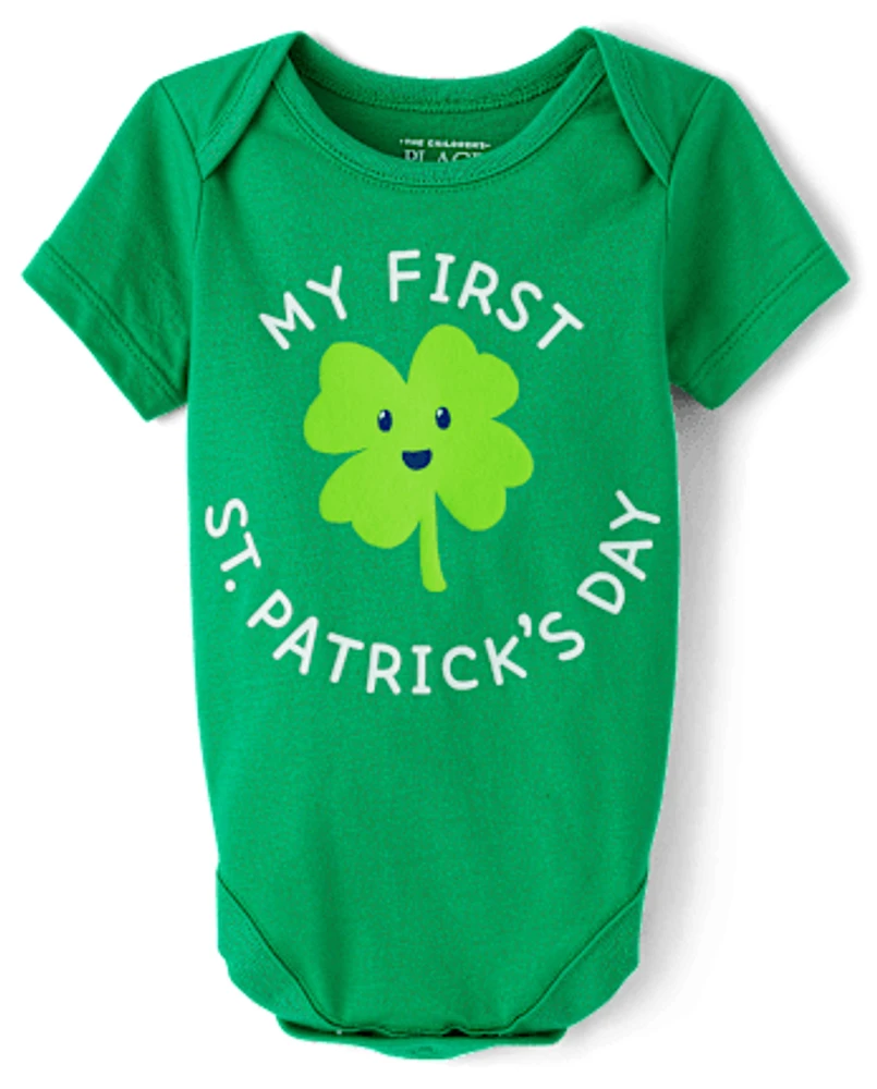 Baby First St. Patrick's Day Graphic Bodysuit