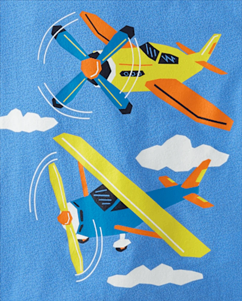 Baby And Toddler Boys Airplane Graphic Tee