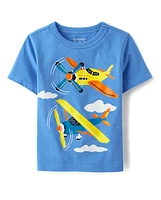 Baby And Toddler Boys Airplane Graphic Tee