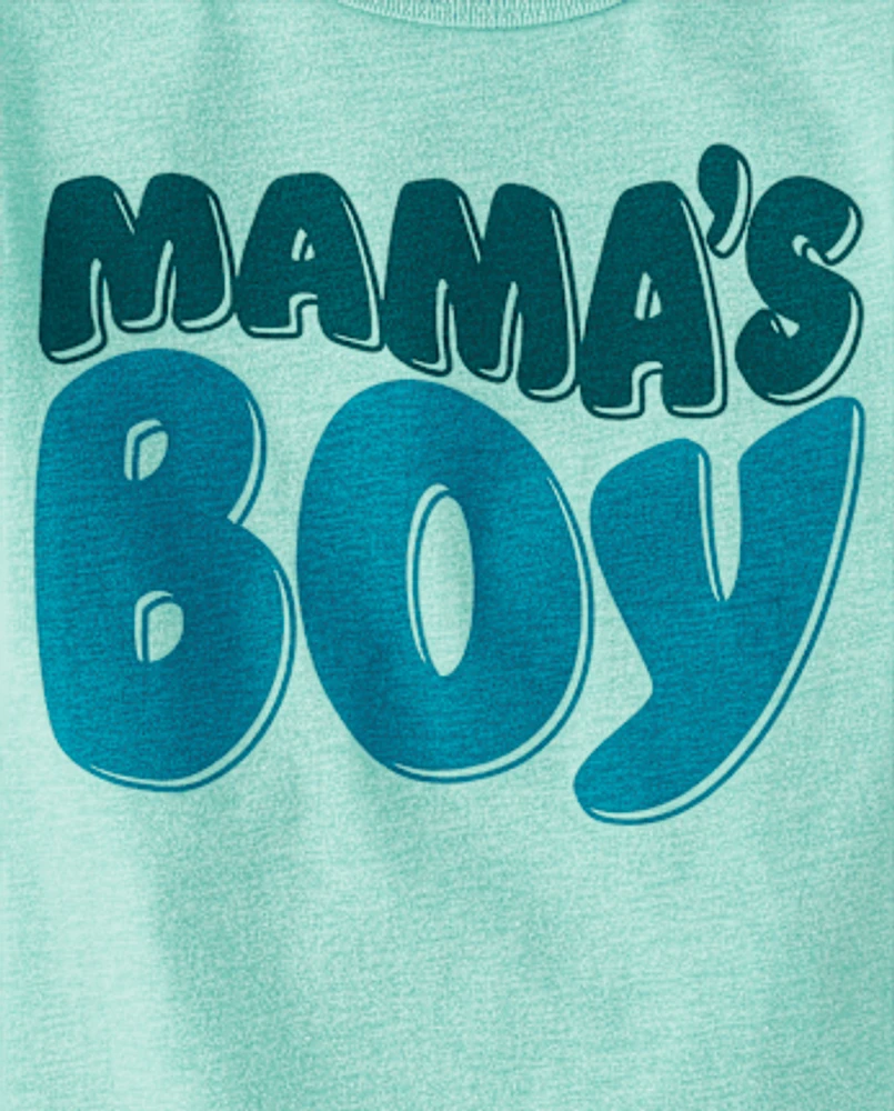 Baby And Toddler Boys Mama's Boy Graphic Tee