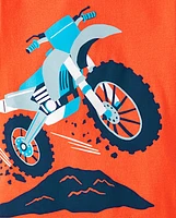 Baby And Toddler Boys Motor Bike Graphic Tee