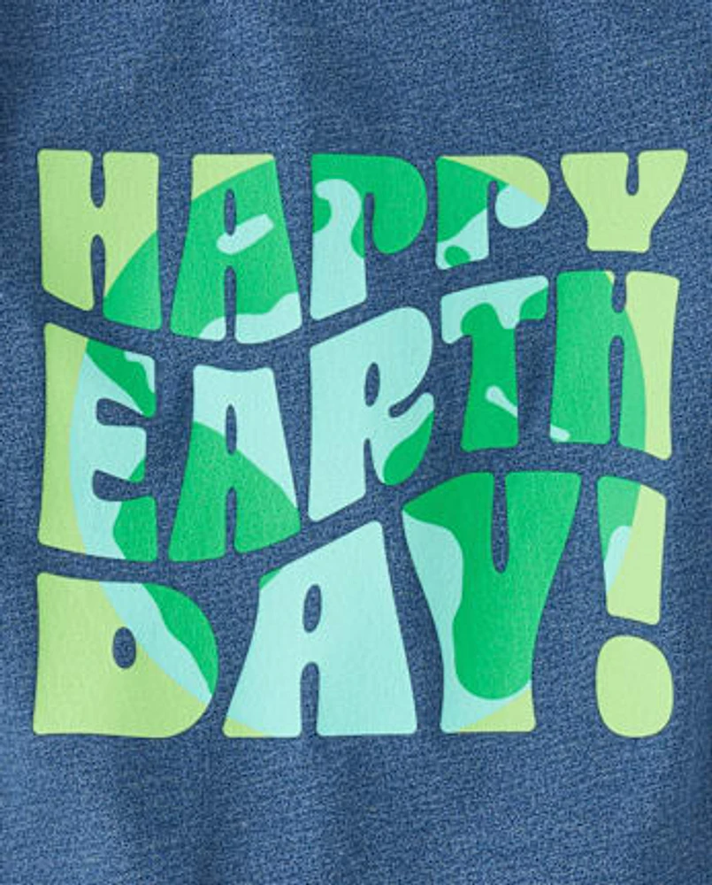 Baby And Toddler Boys Earth Day Graphic Tee