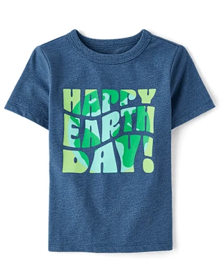 Baby And Toddler Boys Earth Day Graphic Tee