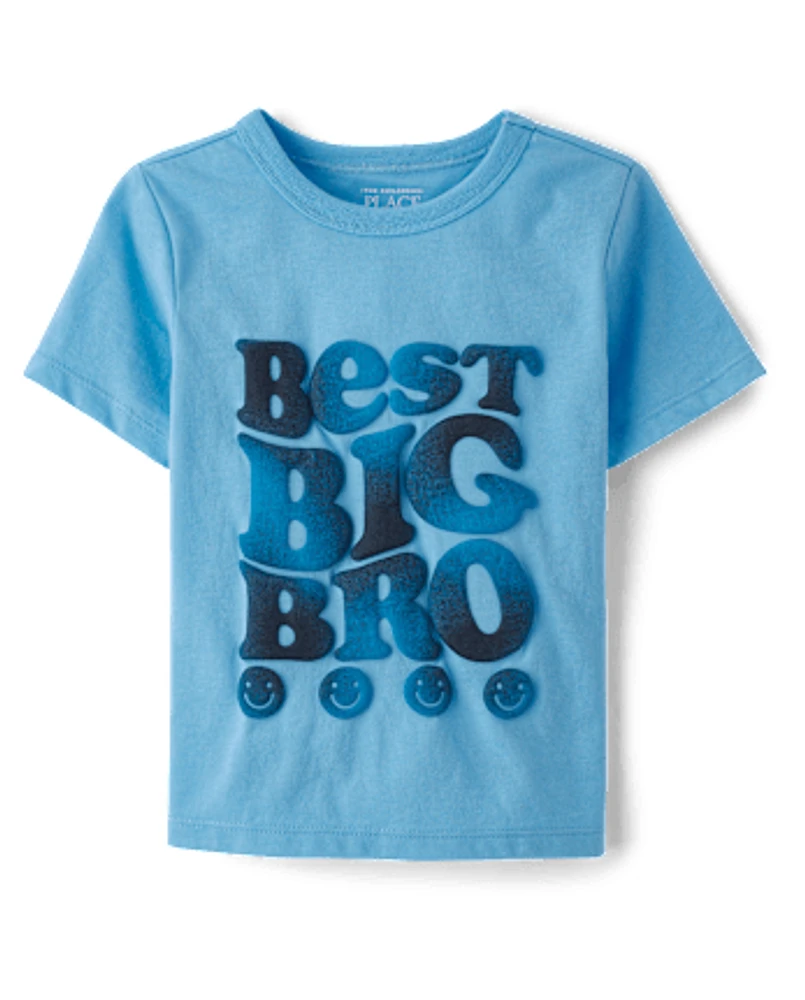 Baby And Toddler Boys Best Big Bro Graphic Tee