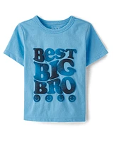 Baby And Toddler Boys Best Big Bro Graphic Tee