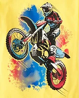 Boys Motor Bike Graphic Tee