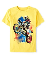 Boys Motor Bike Graphic Tee