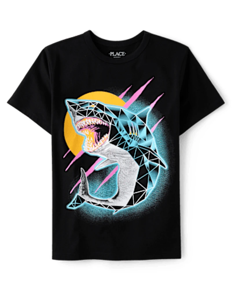 Boys Shark Graphic Tee