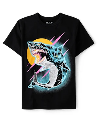 Boys Shark Graphic Tee