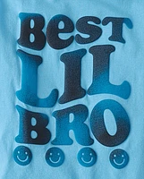 Garçons Best Lil Bro T-shirt imprimé