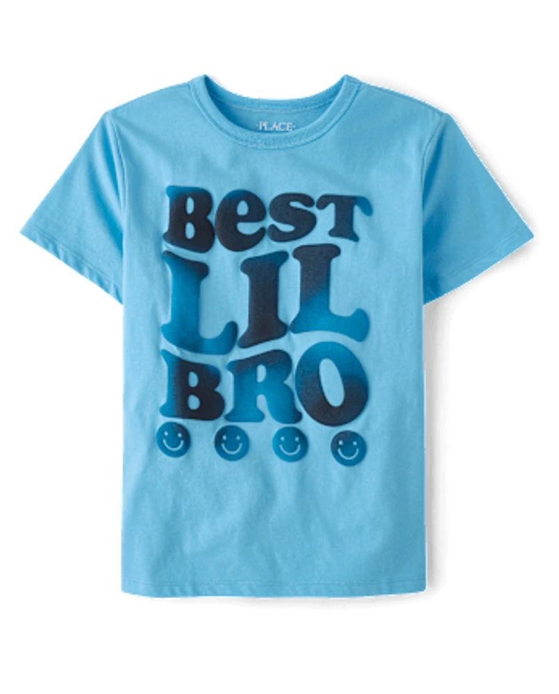 Boys Best Lil Bro Graphic Tee