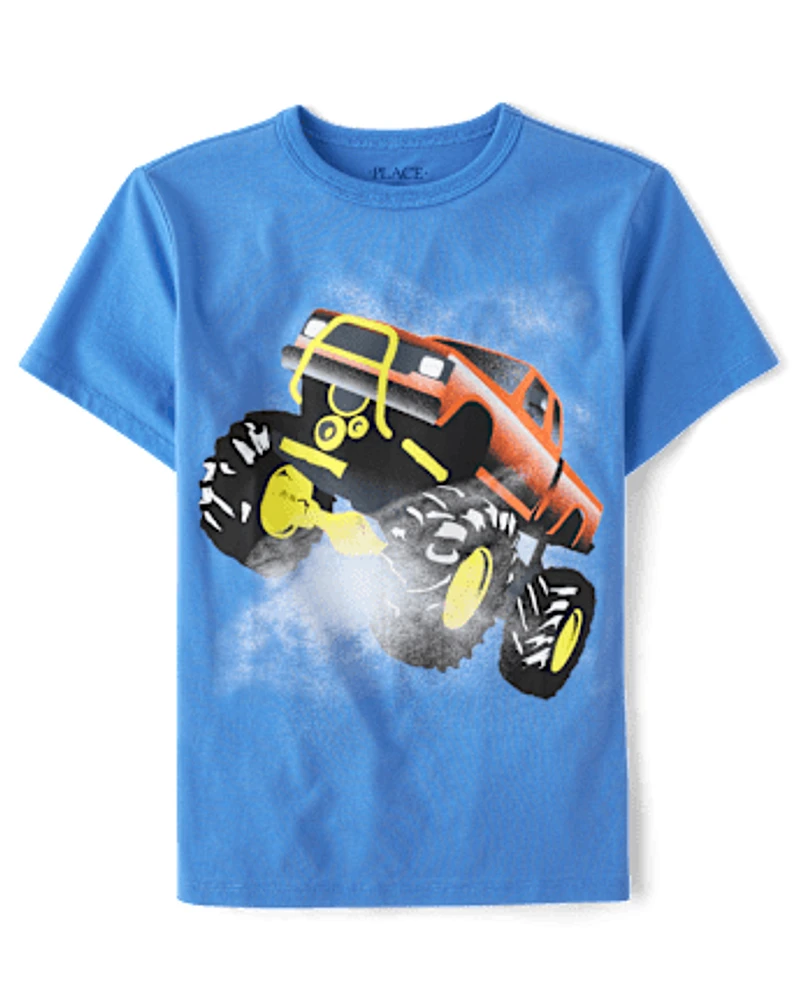 Boys Monster Truck Graphic Tee