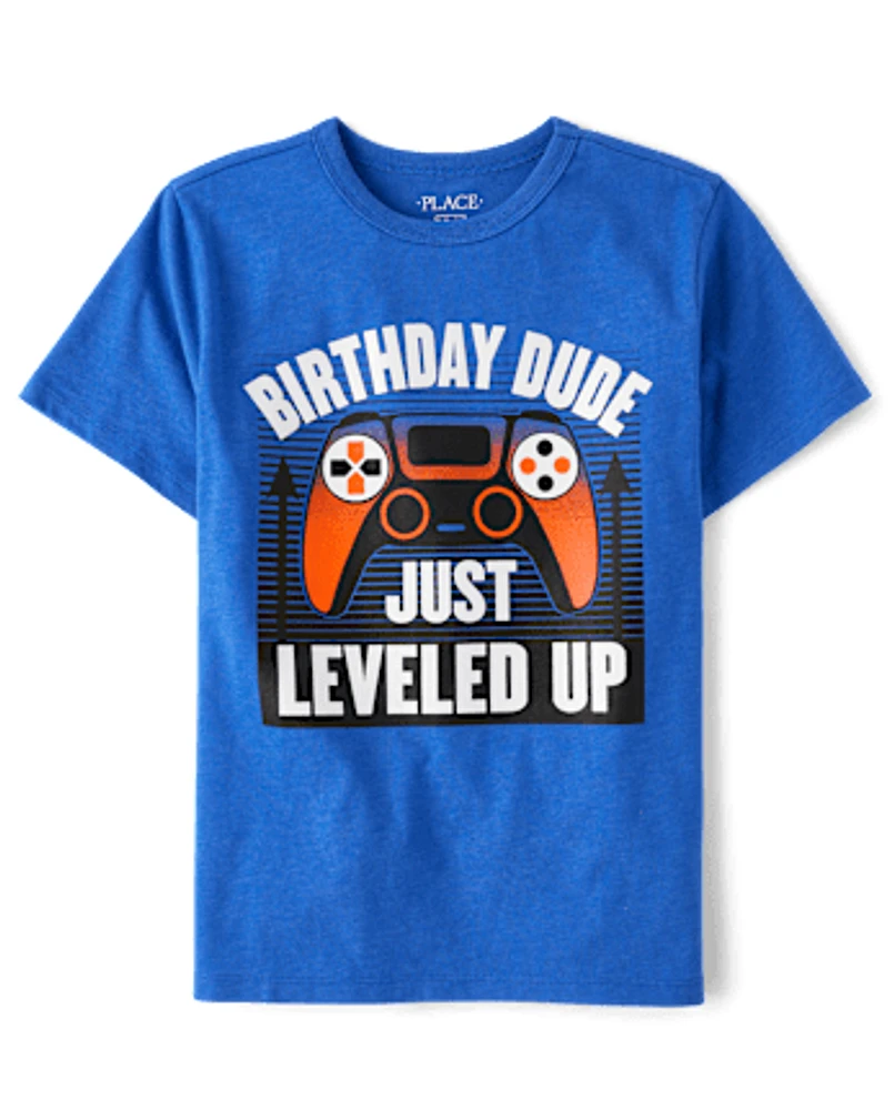 Boys Birthday Gamer Graphic Tee