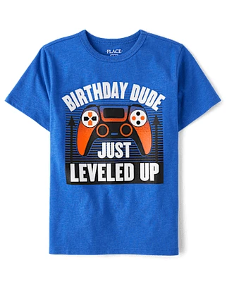 Boys Birthday Gamer Graphic Tee