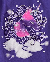 Girls Unicorn Graphic Tee