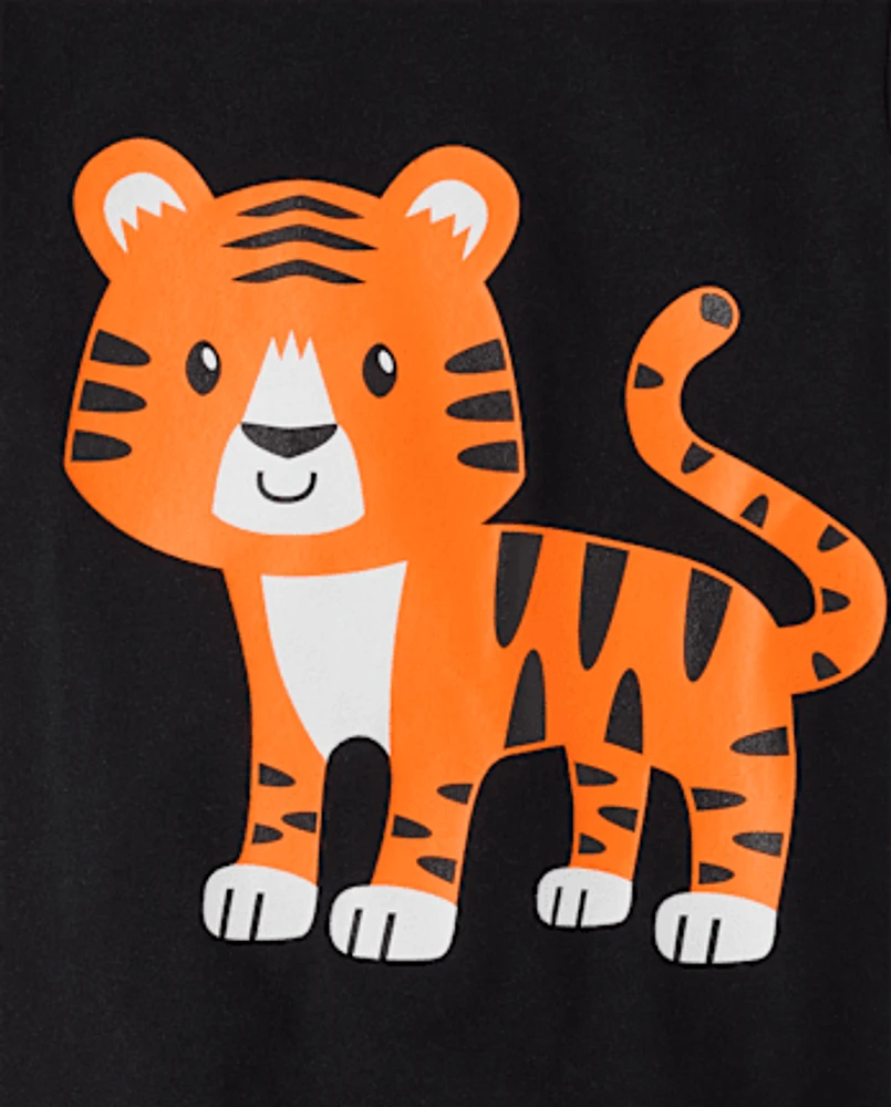 Baby And Toddler Boys Animal Graphic Tee 4-Pack