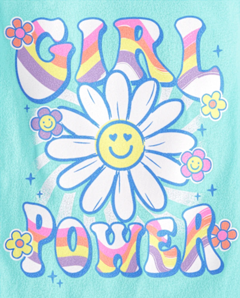 Girls Positivity Graphic Tee 4-Pack